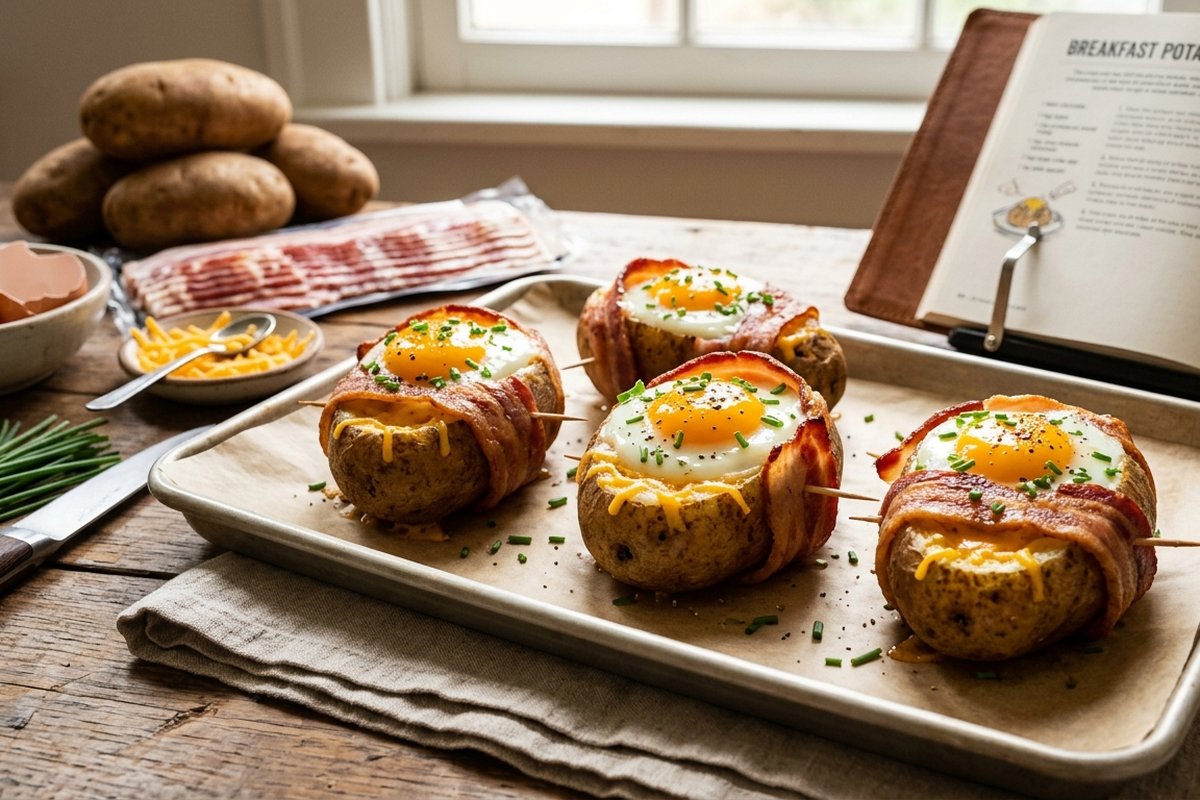 Breakfast Potato Volcano