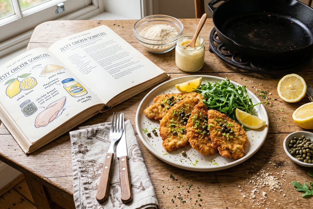 Zesty Chicken Schnitzel