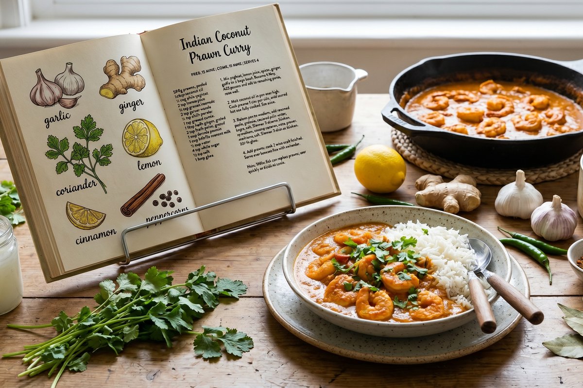 Indian Coconut Prawn Curry
