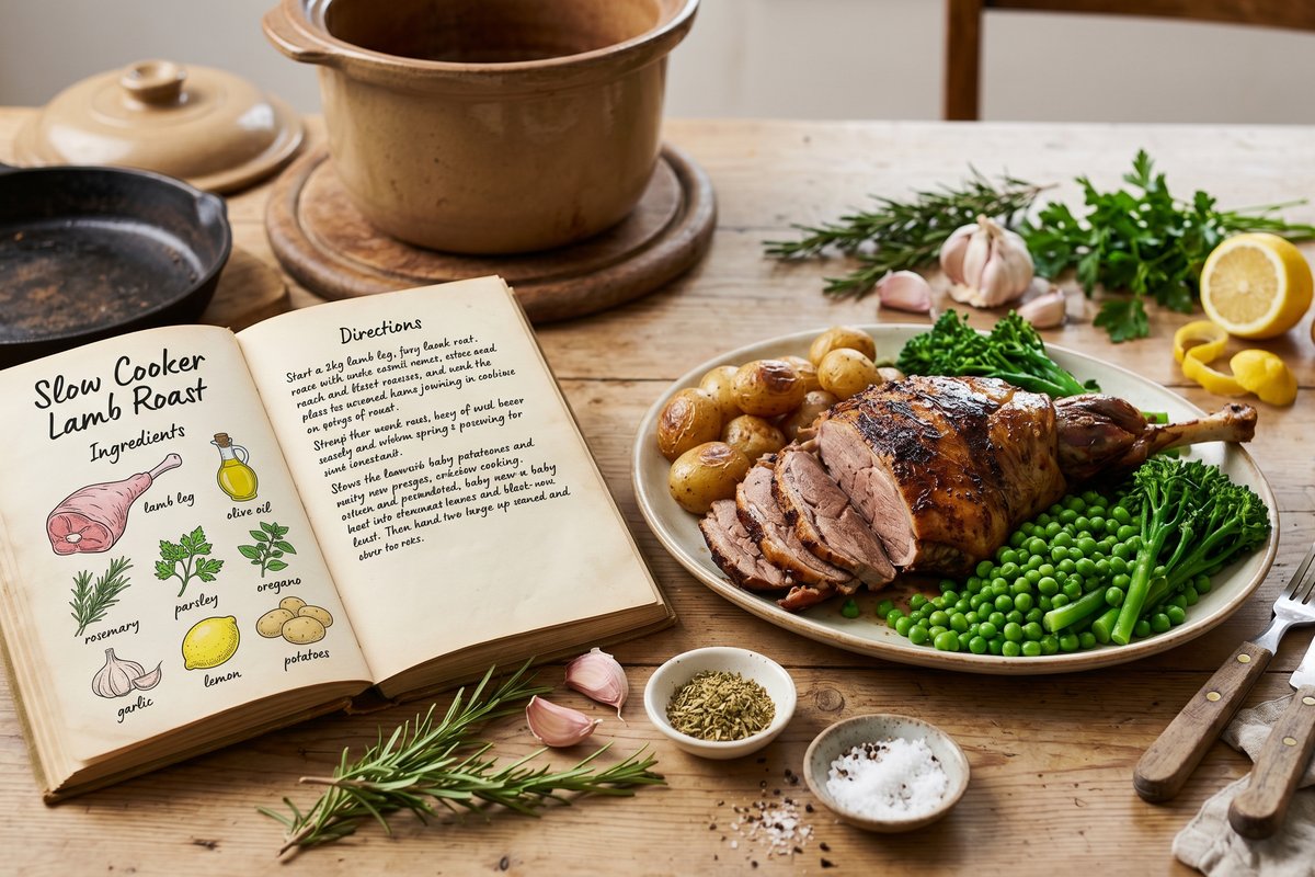 Slow Cooker Lamb Roast