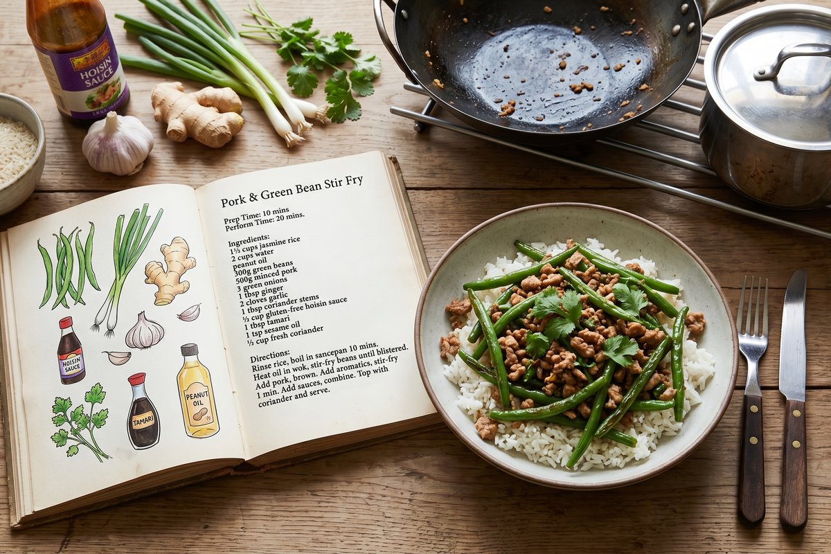 Pork & Green Bean Stir Fry