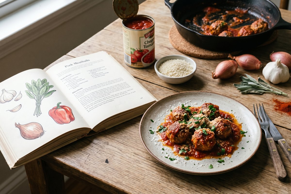Pork Meatballs in Tomato Paprika Sauce
