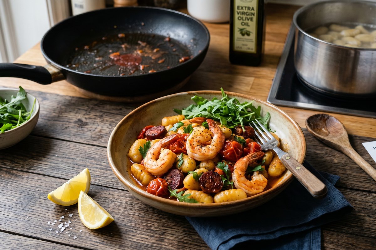 Prawn & Chorizo Gnocchi