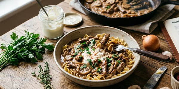 Beef Stroganoff