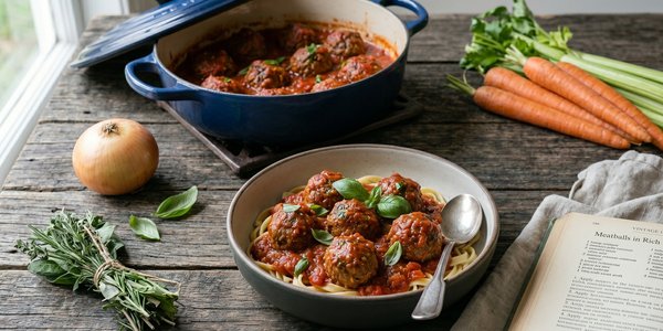 Meatballs in Rich Tomato Sauce