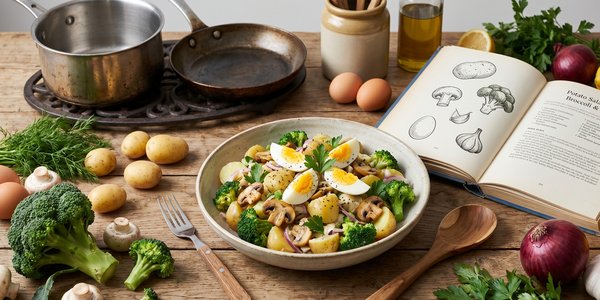 Potato Salad with Broccoli & Aioli