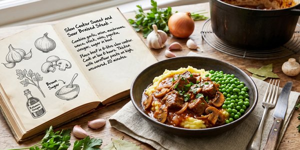 Slow Cooker Sweet and Sour Braised Steak