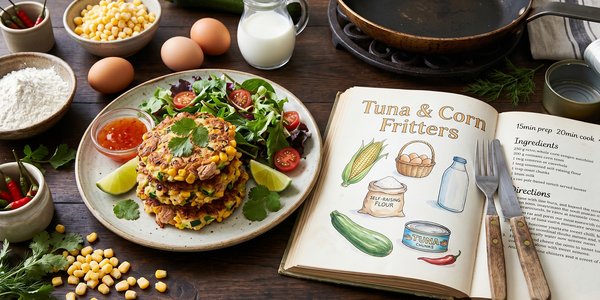 Tuna & Corn Fritters