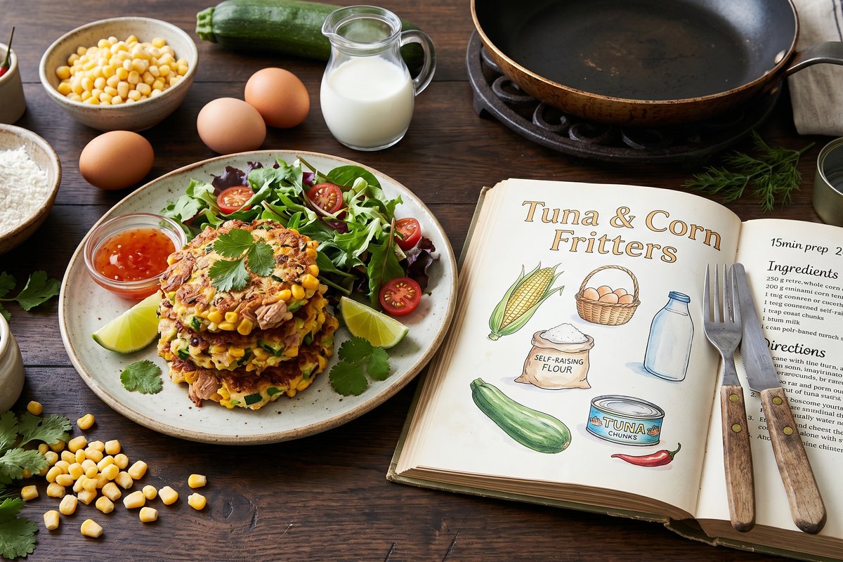 Tuna & Corn Fritters