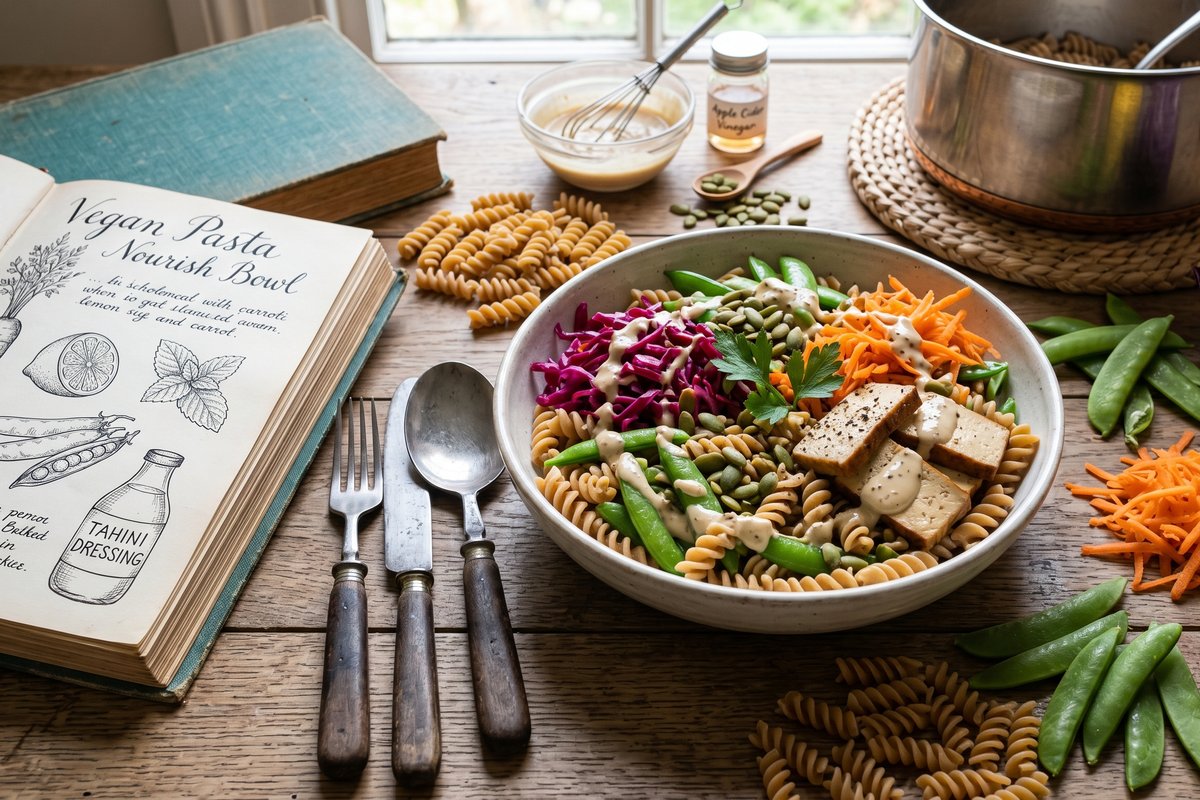 Vegan Pasta Nourish Bowl