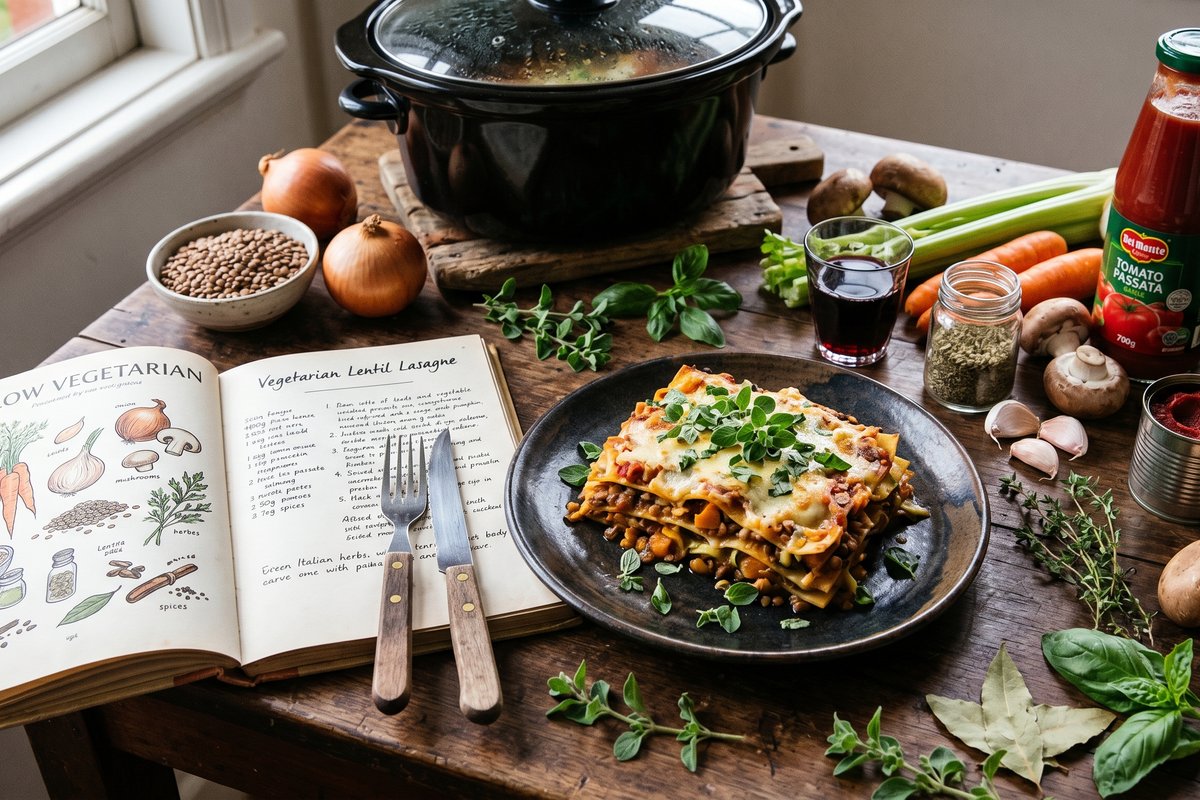Vegetarian Lentil Lasagne